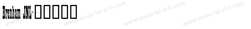 Brenham JNL字体转换